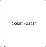 die line for 2.0626"x2.125" recustom shaped label