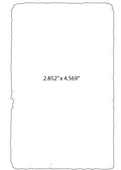 dieline for special shaped label 2.852"x4.569"