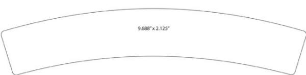 special shaped dieline 9.688"x2.125"