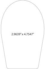 die line for 2.9639"x4.7547" special shape label