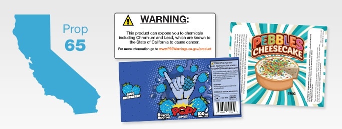 Custom Prop 65 Warning Labels Custom Prop 65 Warning Labels
