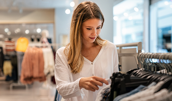 woman clothing shopping